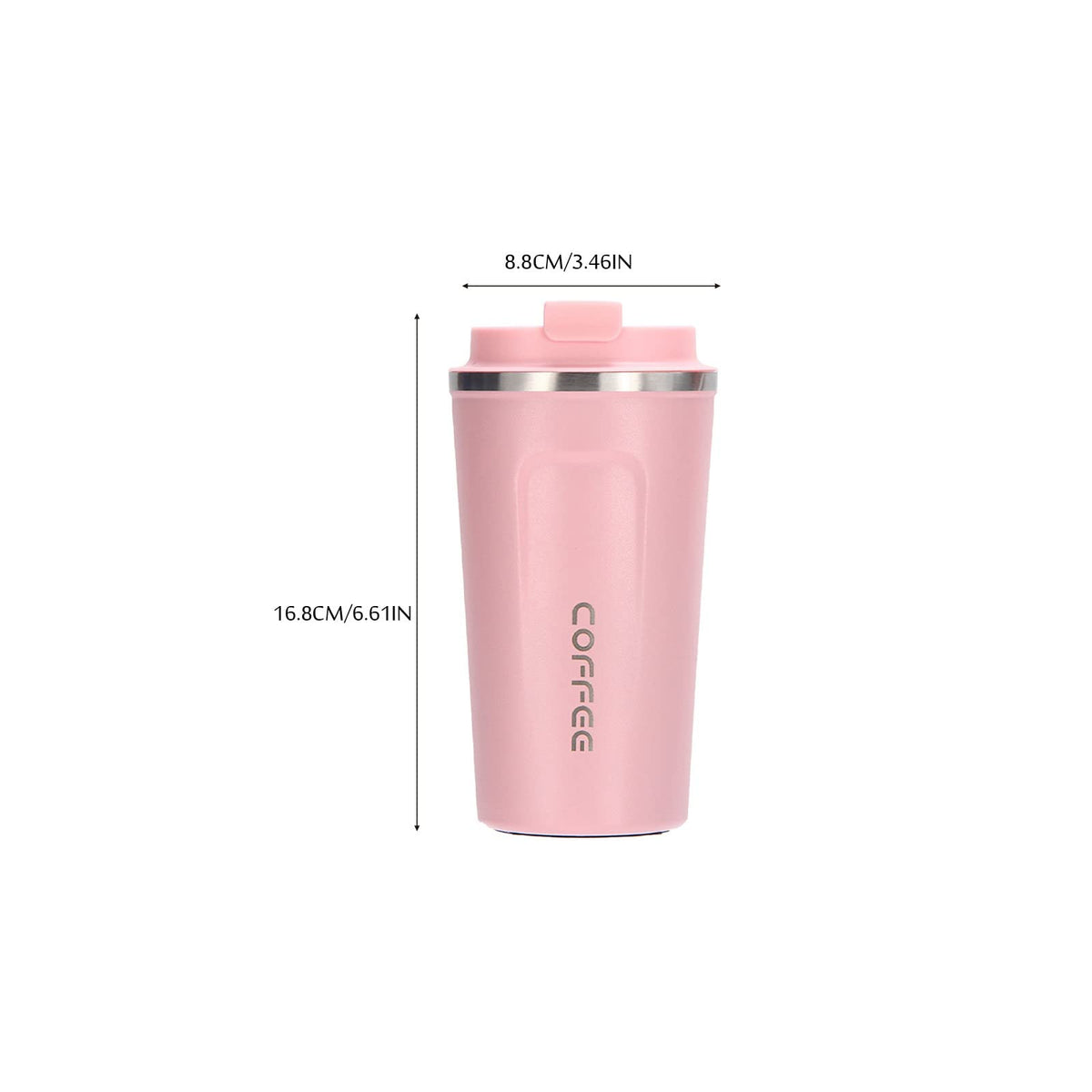 17 oz Stainless Steel Vacuum Coffee Mug with Lid Q735