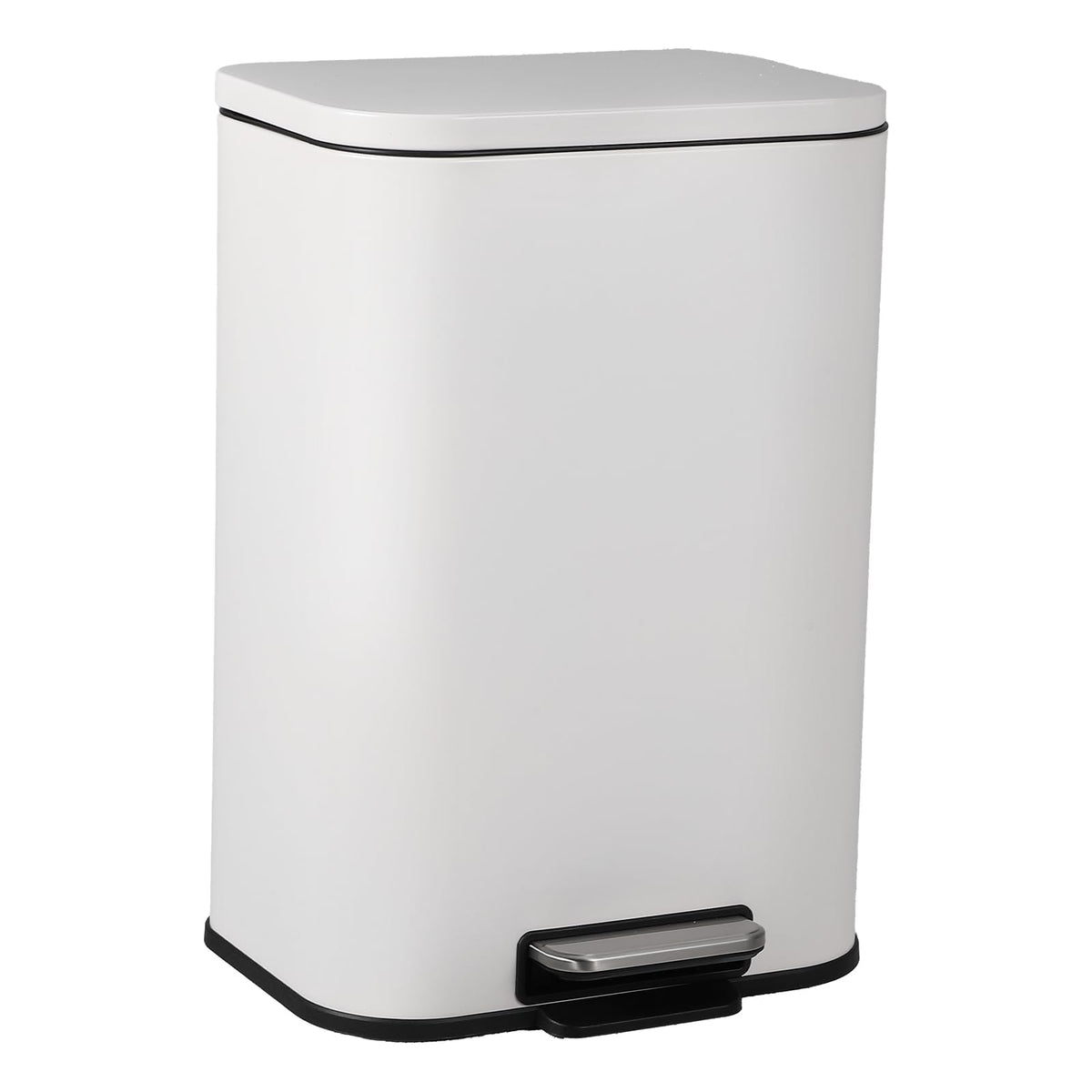 50L Stainless Steel Step Trash Can with Soft-Close Lid D89187