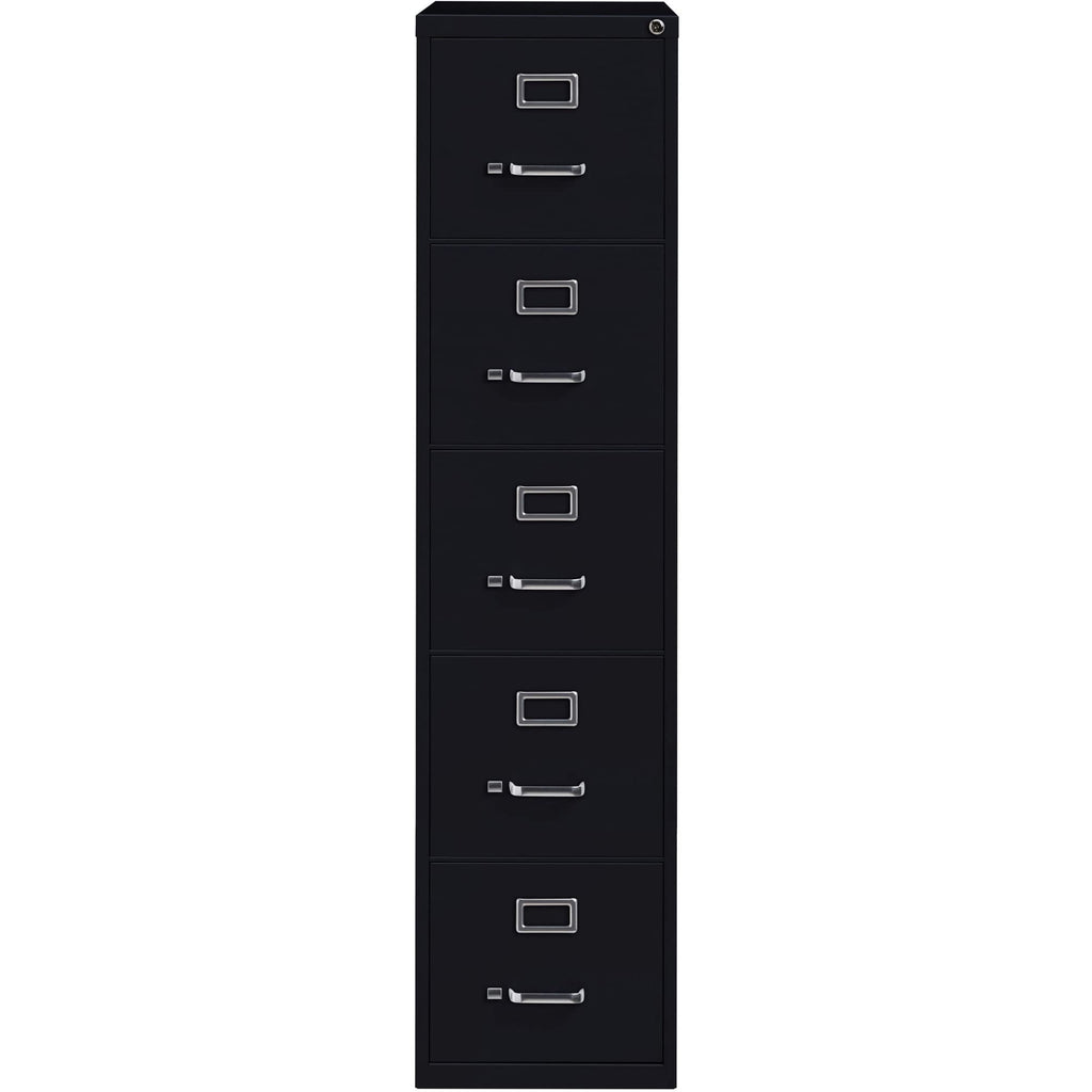 Black 5 Drawer Vertical File Cabinet Q6872