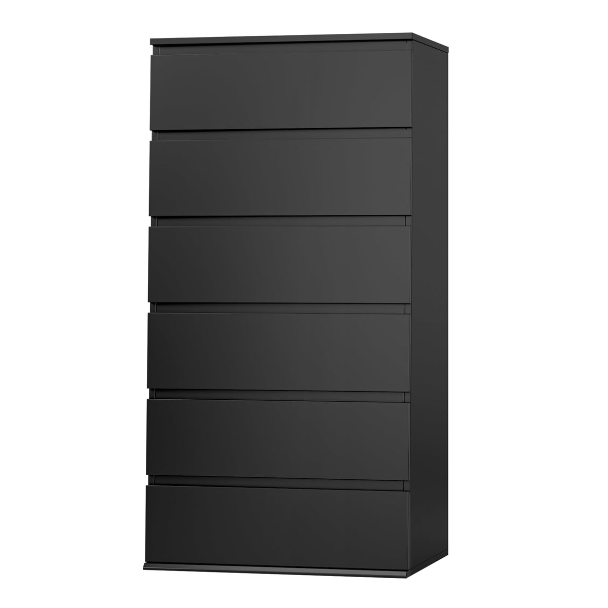 Black 6 Drawer Dresser B32781
