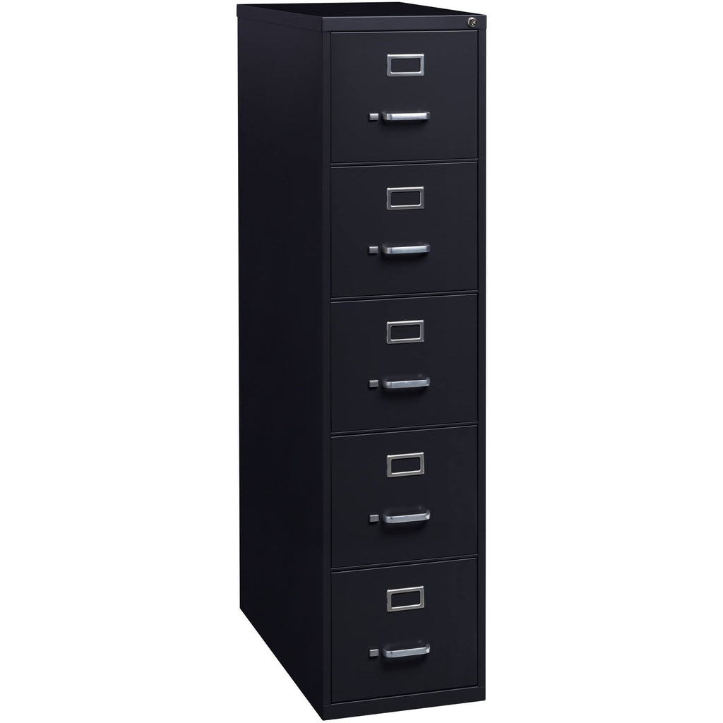 Black 5 Drawer Vertical File Cabinet Q6872