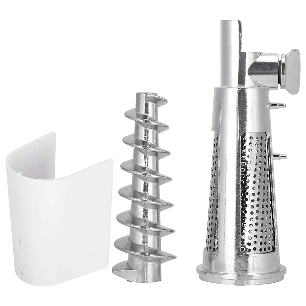 Meat Grinder Attachment for Mixers, White & Silver V942389