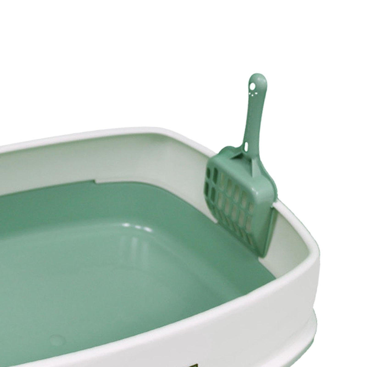 Green Sifting Cat Litter Box O15230