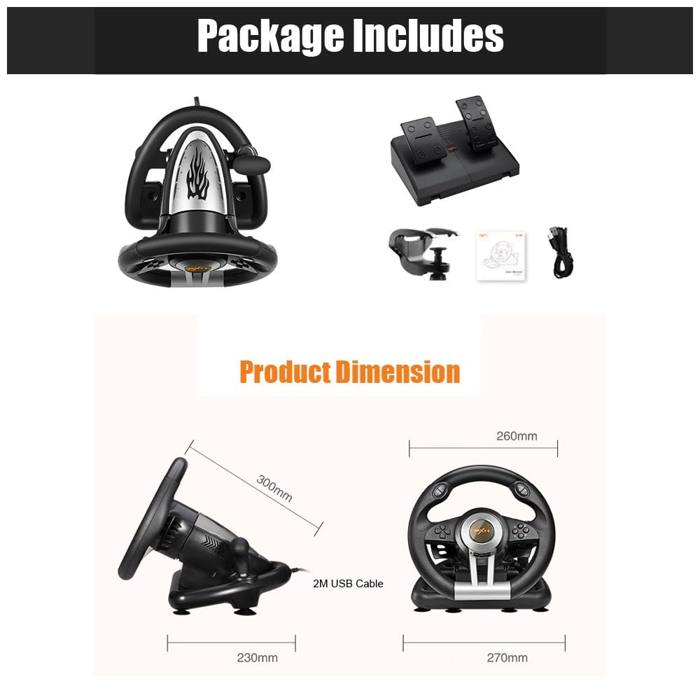 PC Racing Steering Wheel L70038
