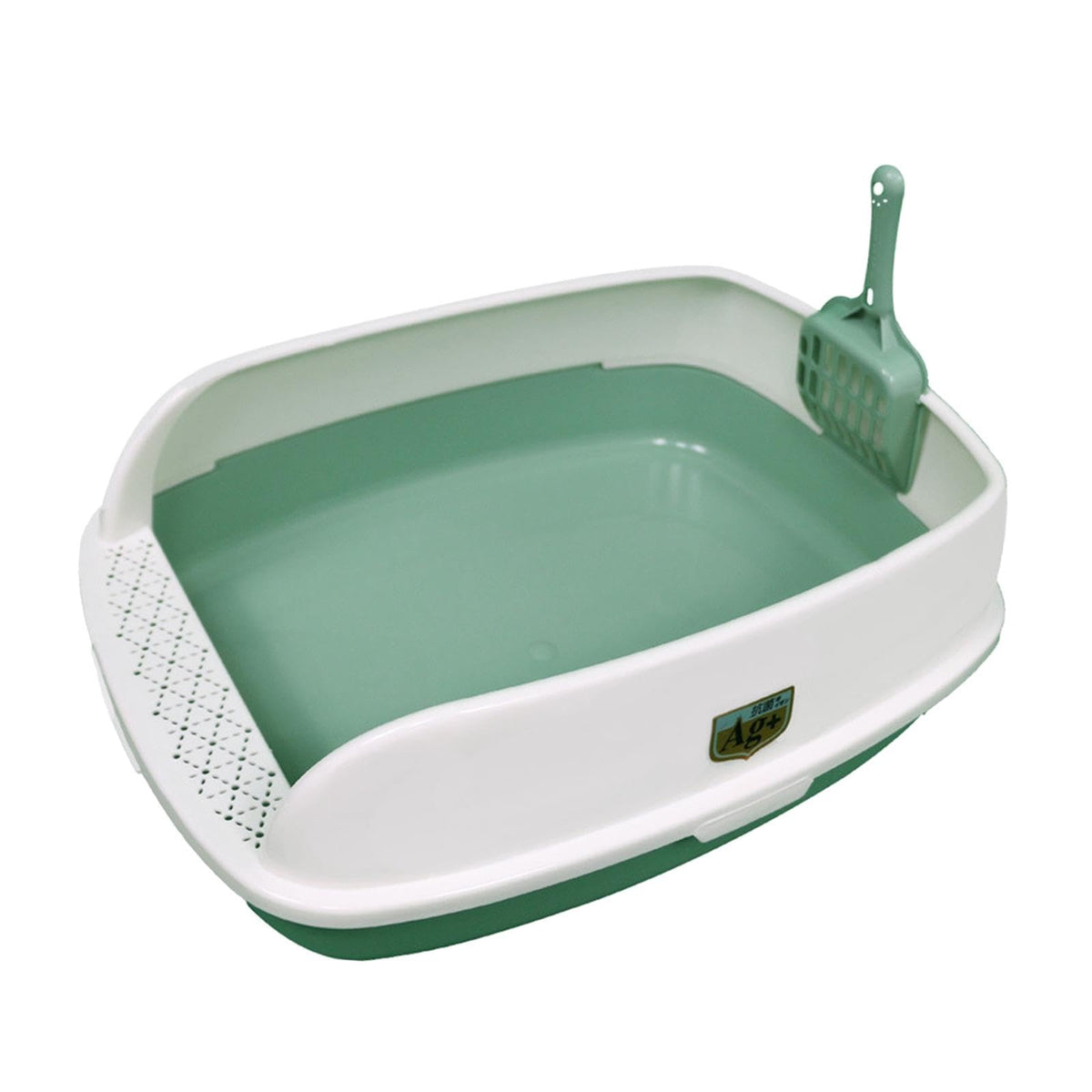 Green Sifting Cat Litter Box O15230