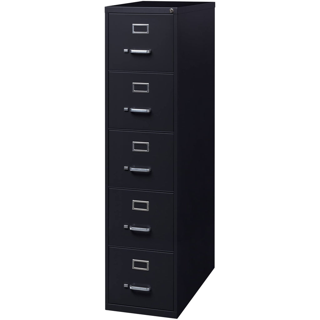Black 5 Drawer Vertical File Cabinet Q6872