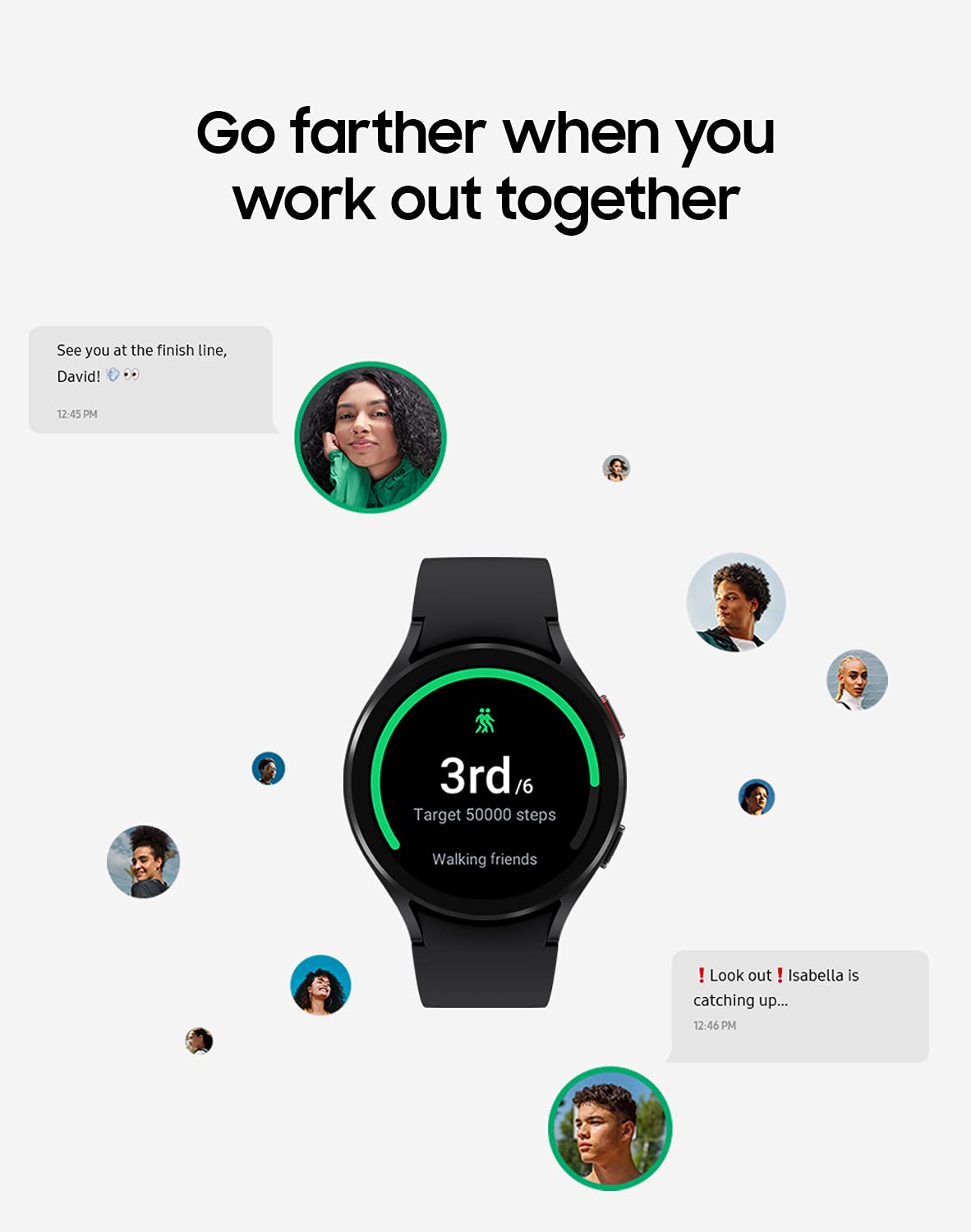 40mm Black Smartwatch with GPS Fall Detection S932666