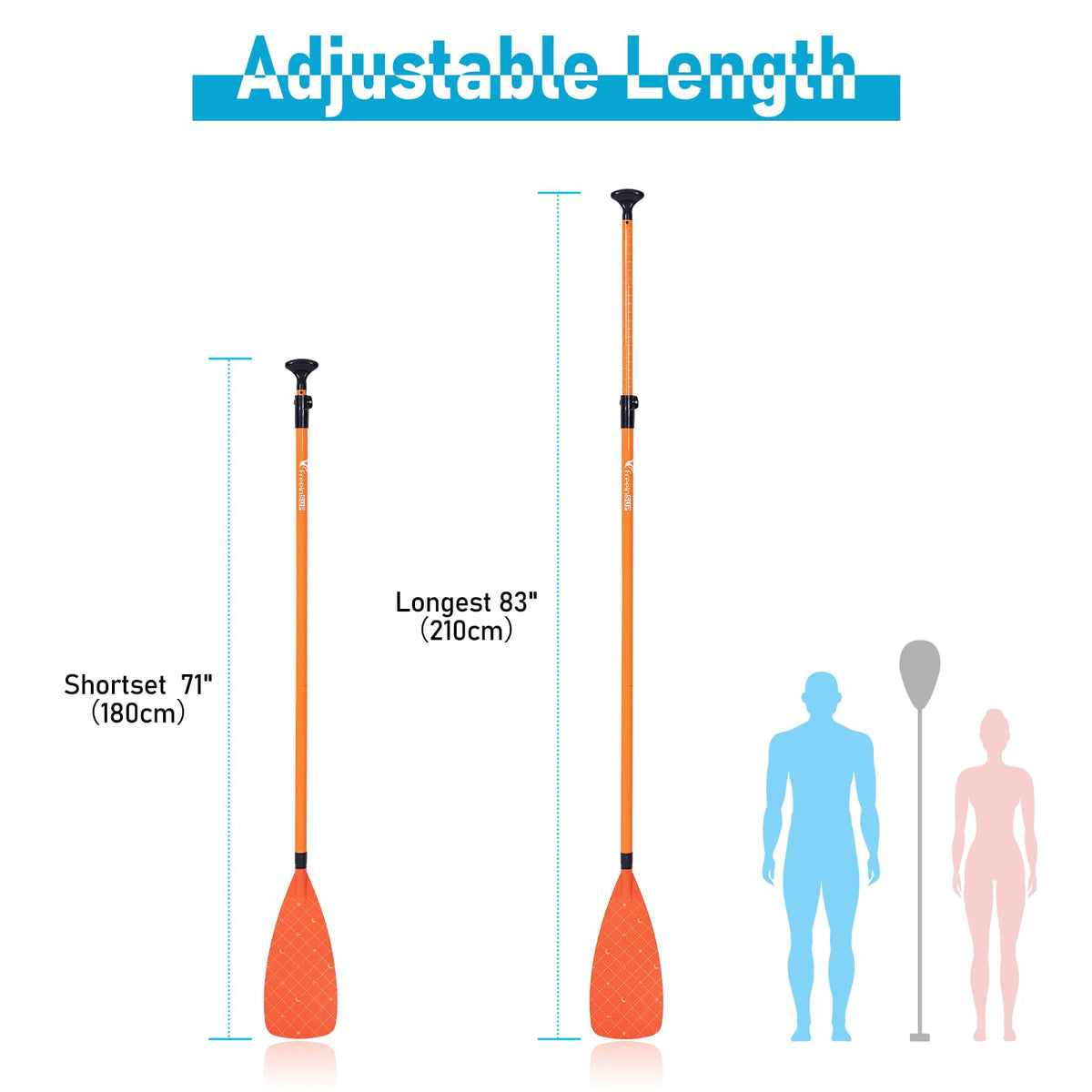 Fiberglass Paddle Board Paddle W5798