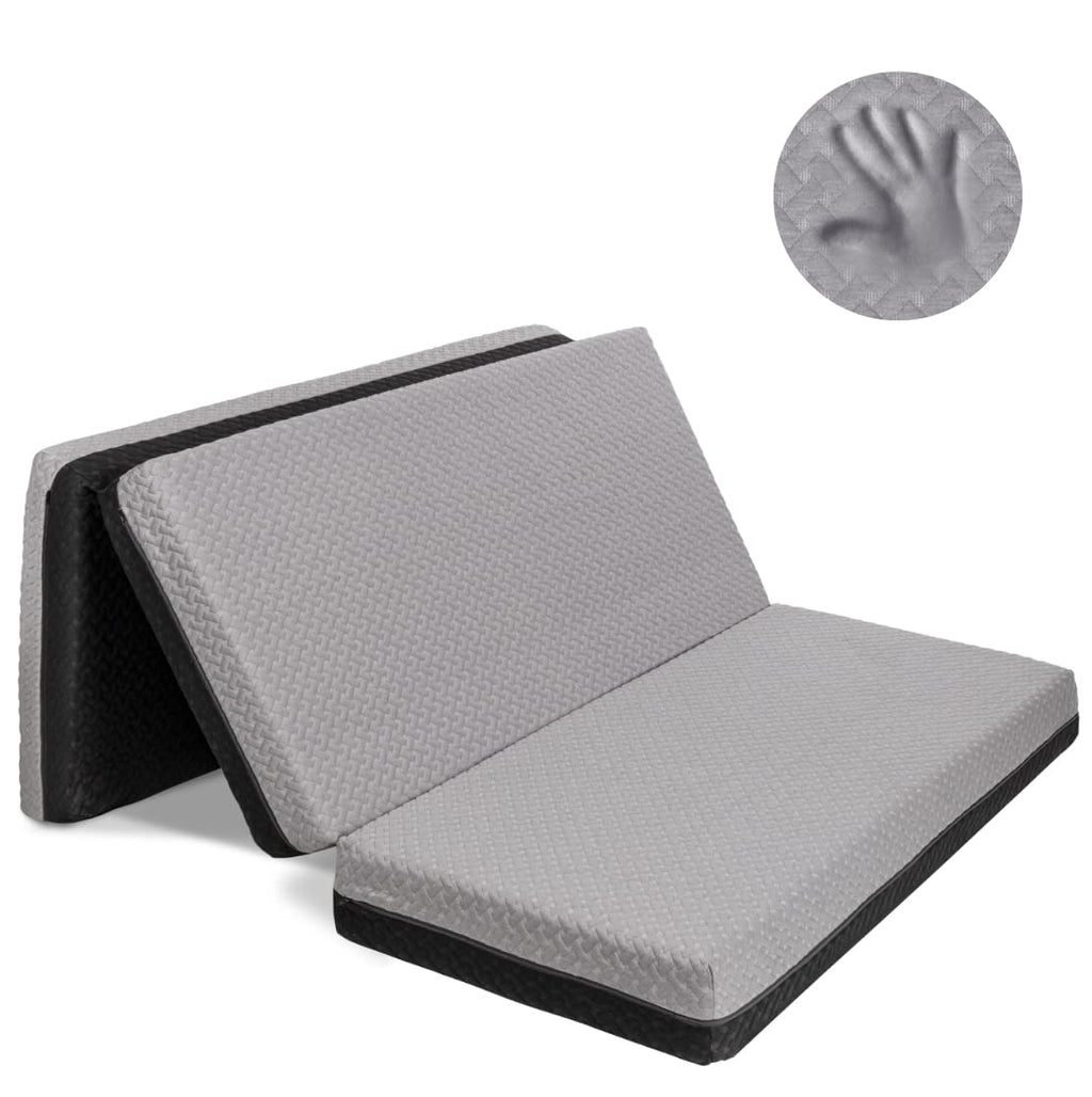 Memory Foam Tri Folding Mattress with Waterproof Washable Cover Q16100