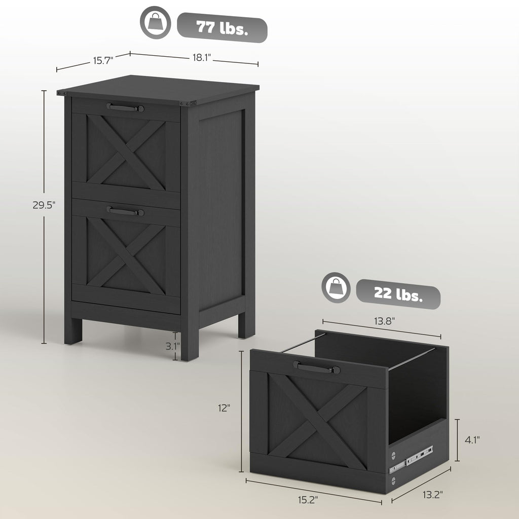 2 Drawer Vertical File Cabinet R300