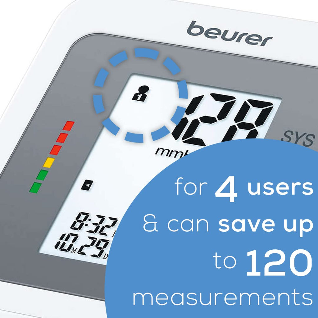 Upper Arm Blood Pressure Monitor with Large Cuff G762703