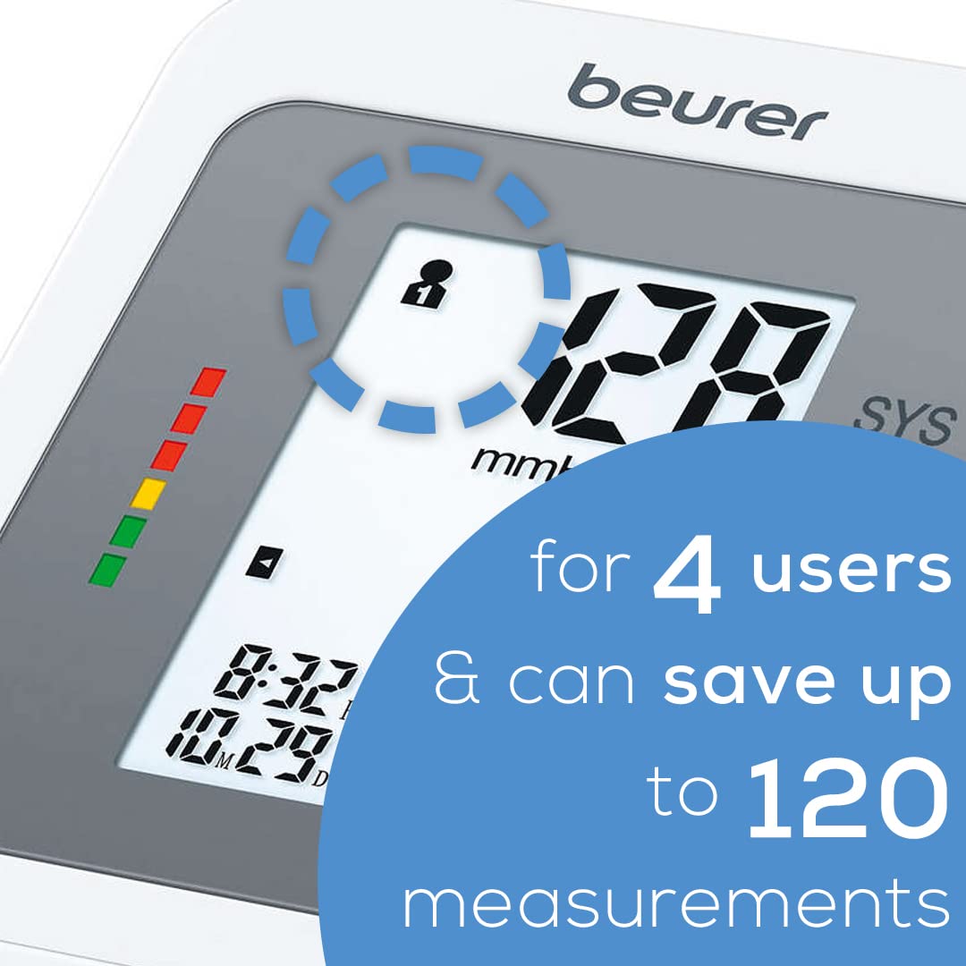 Upper Arm Blood Pressure Monitor with Large Cuff G762703