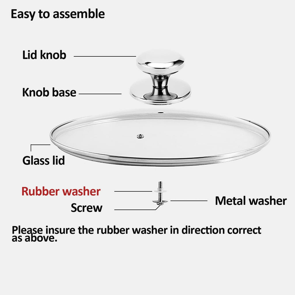 Tempered Glass Lid for 11 inches Cookware F5291