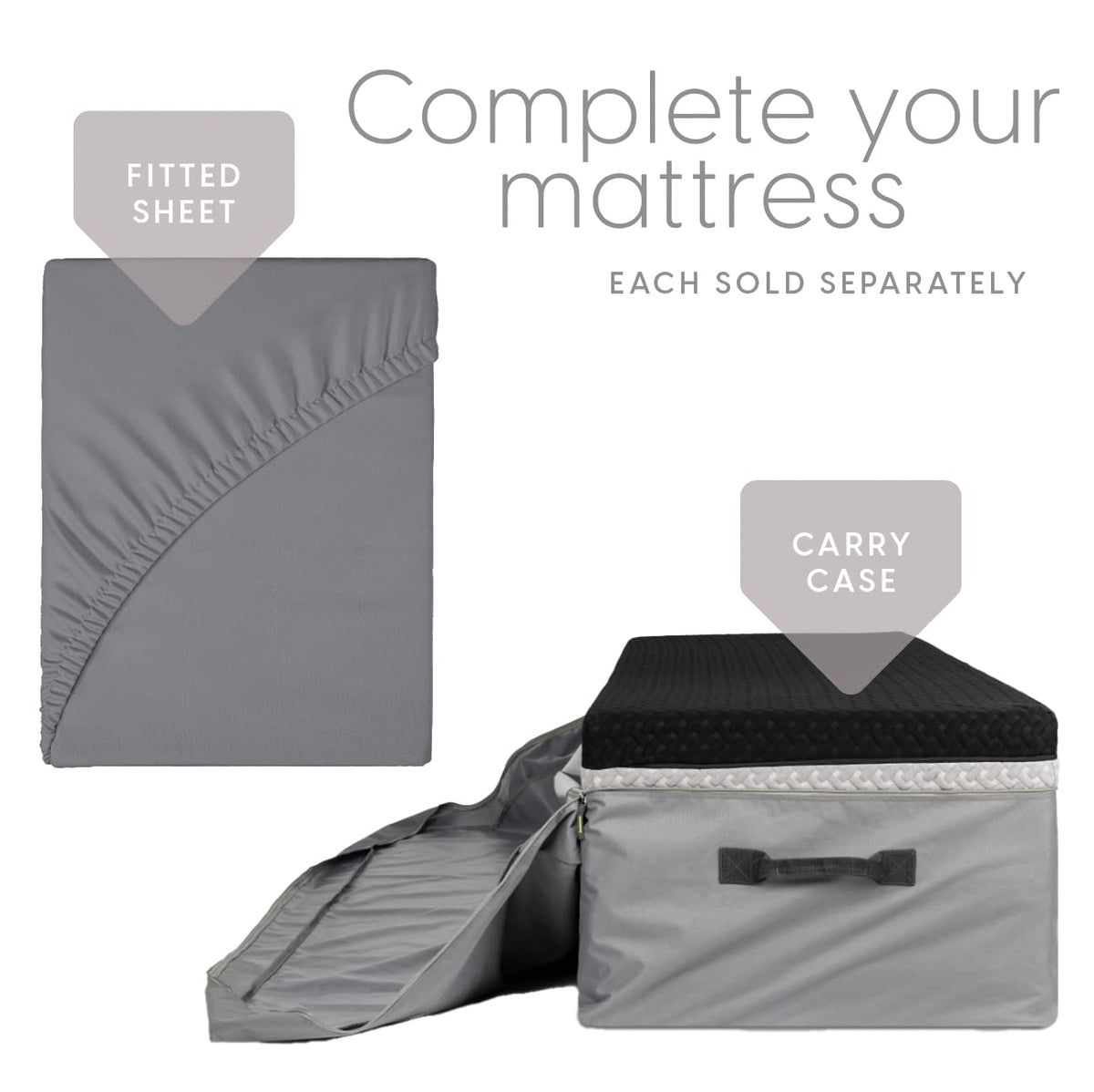 Memory Foam Tri Folding Mattress with Waterproof Washable Cover Q16100