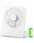 Small Portable Desk Fan 2000 mAh Rechargeable Battery 4.5 Inch N7985