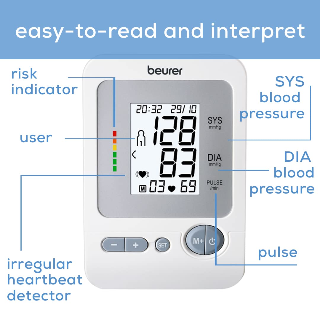 Upper Arm Blood Pressure Monitor with Large Cuff G762703