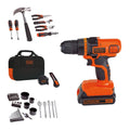 20V MAX 68-Piece Cordless Drill and Home Tool Kit with Storage Bag S243662