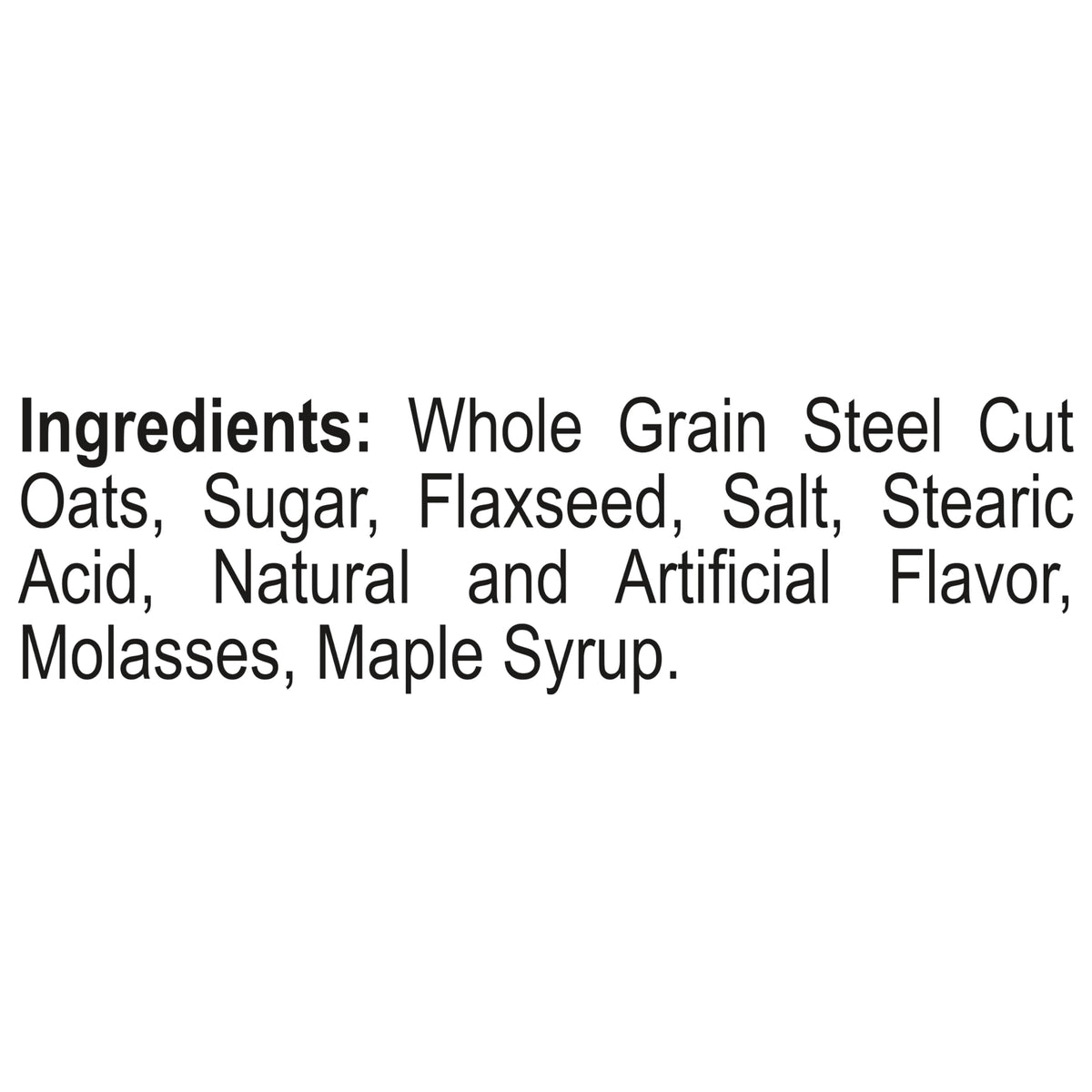 Steel Cut Maple & Brown Sugar Oatmeal 15.1 oz 6 Pack R712