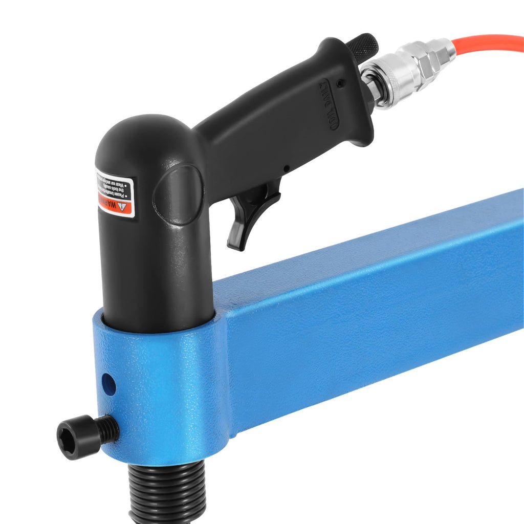 4 Inch Pneumatic Planishing Hammer with 1" 2" 3" Anvils and Foot Pedal I957151