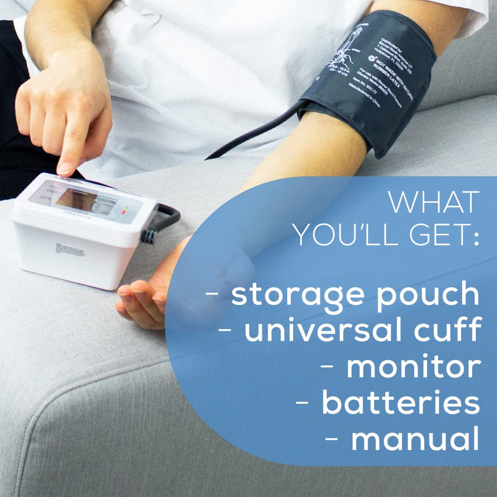Upper Arm Blood Pressure Monitor with Large Cuff G762703