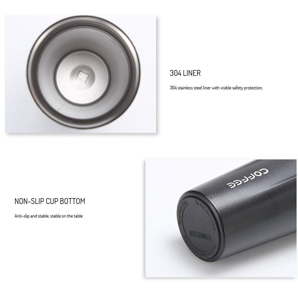 17 oz Stainless Steel Vacuum Coffee Mug with Lid Q735