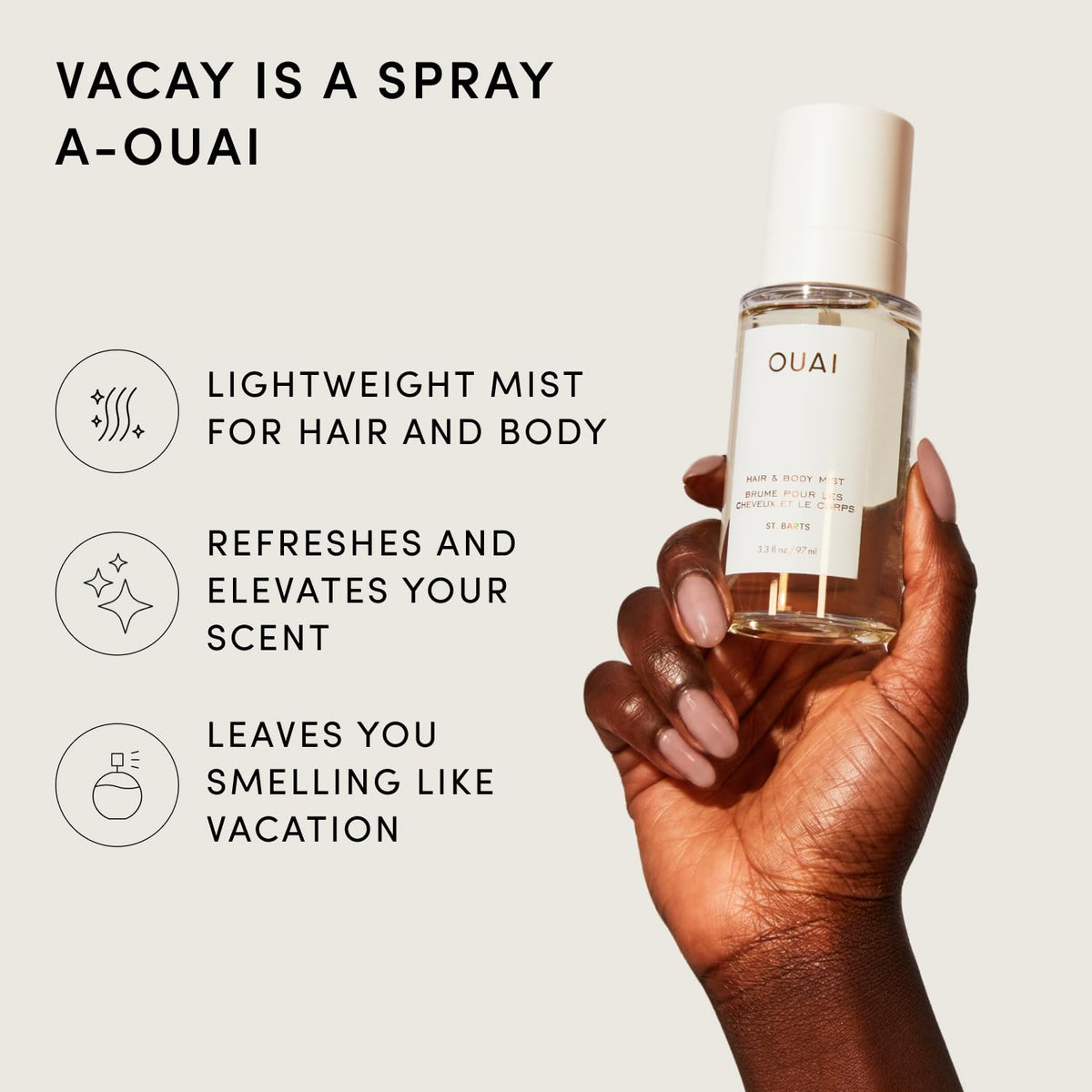 Tropical-Scented Hair and Body Mist 8 oz D166189