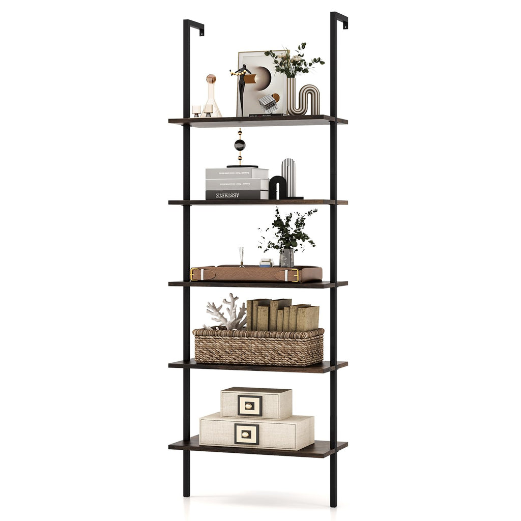 5-Tier Wall Mounted Bookshelf I8045