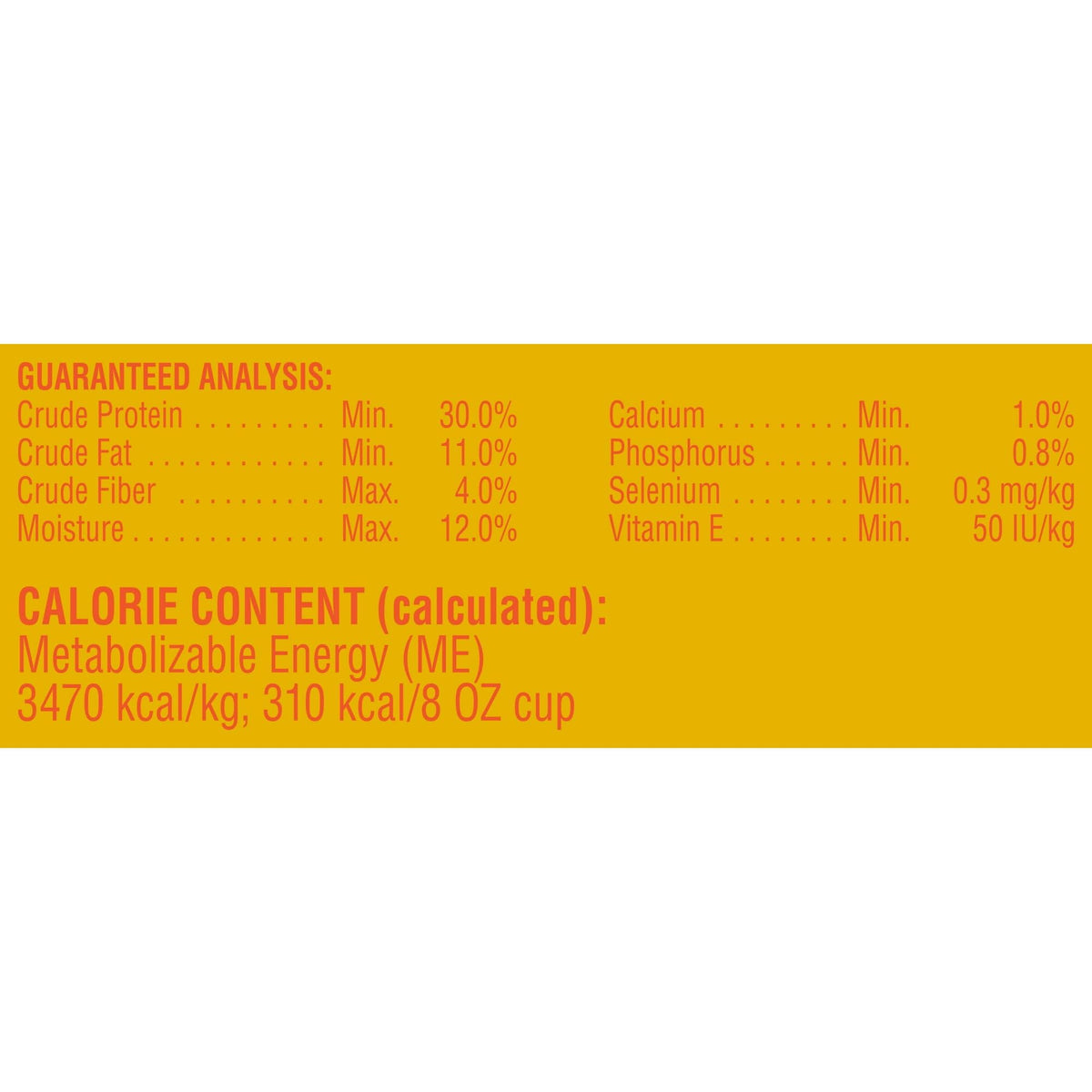 Dry Cat Food, 30 Pounds R90219