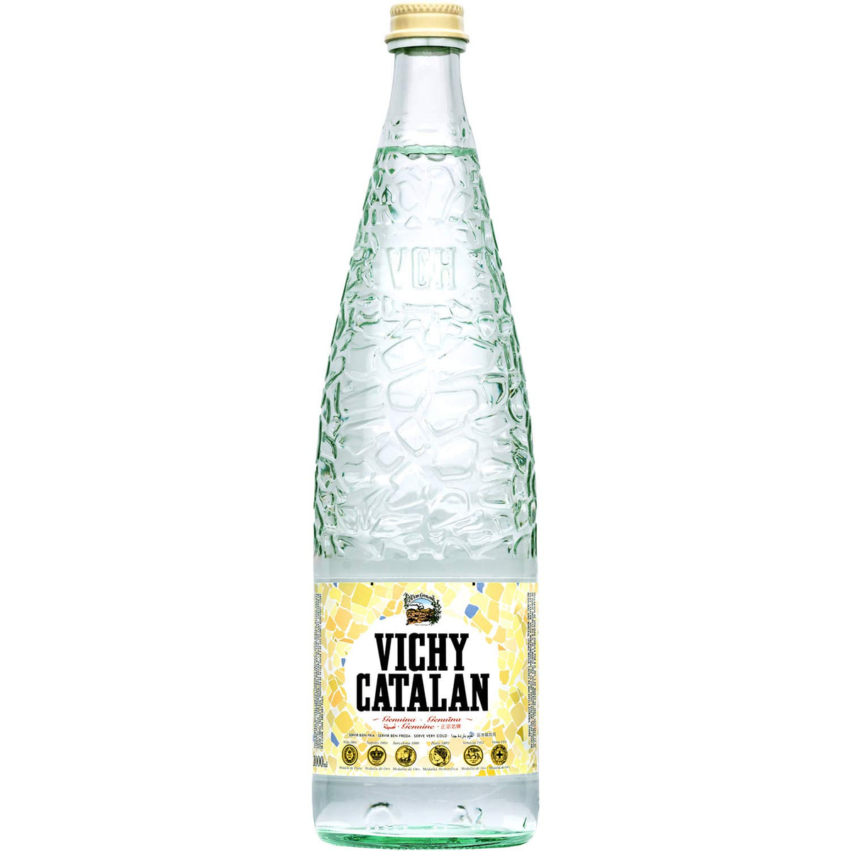 Sparkling Mineral Water 33.8 oz 12 Glass Bottles H44446