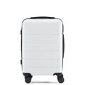 20 Inch White Expandable Hard Shell Carry-On Luggage R651818
