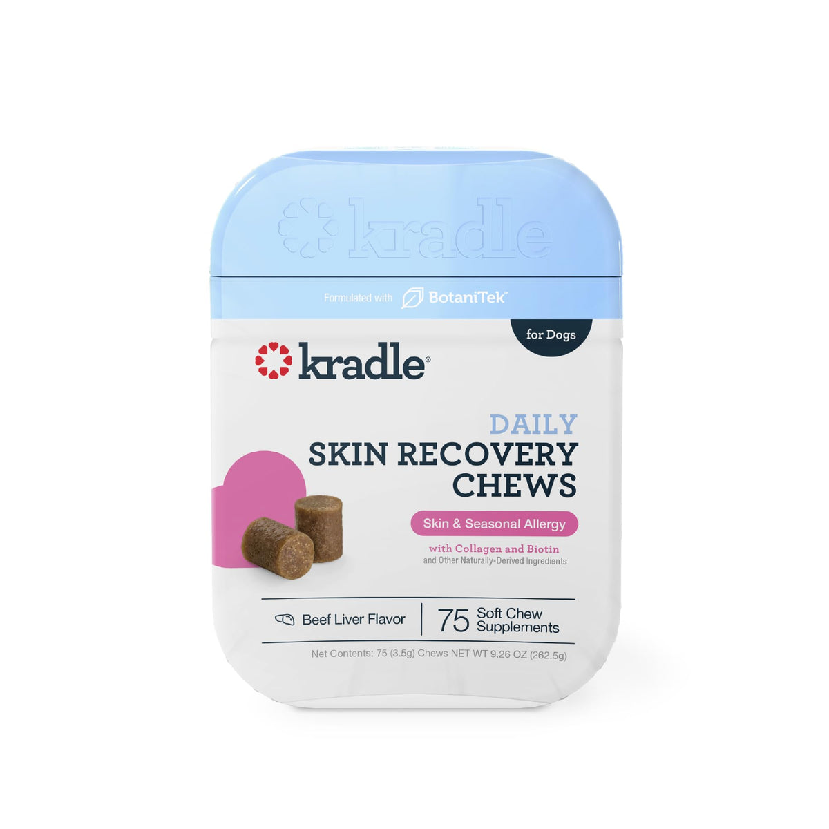 Skin Recovery Chews for Dogs, 75 ct F6889