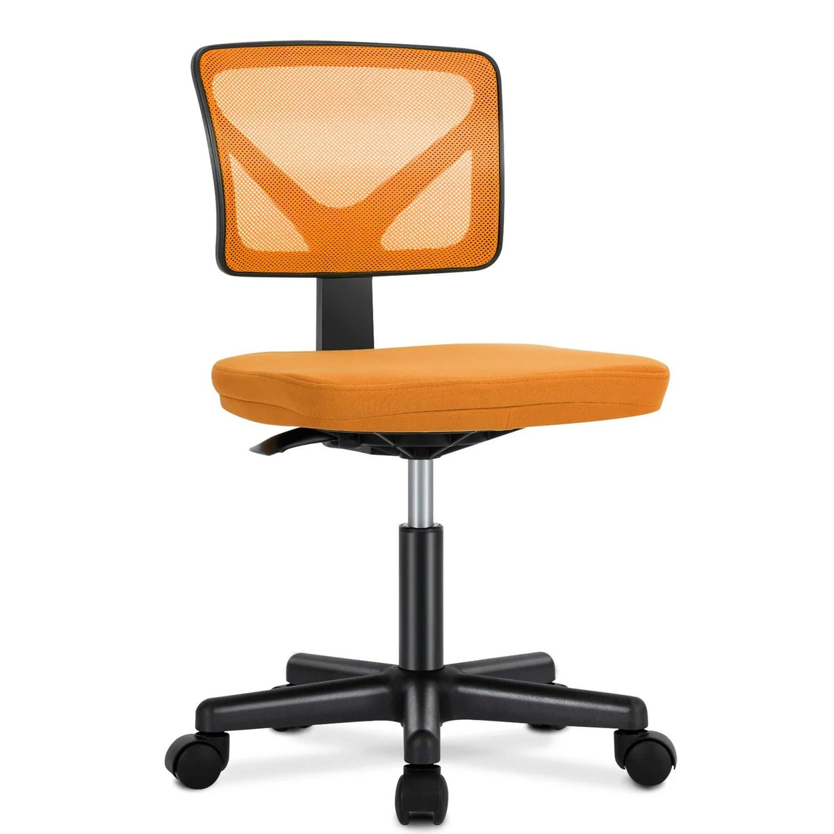 Armless Mesh Office Chair with Lumbar Support F54997