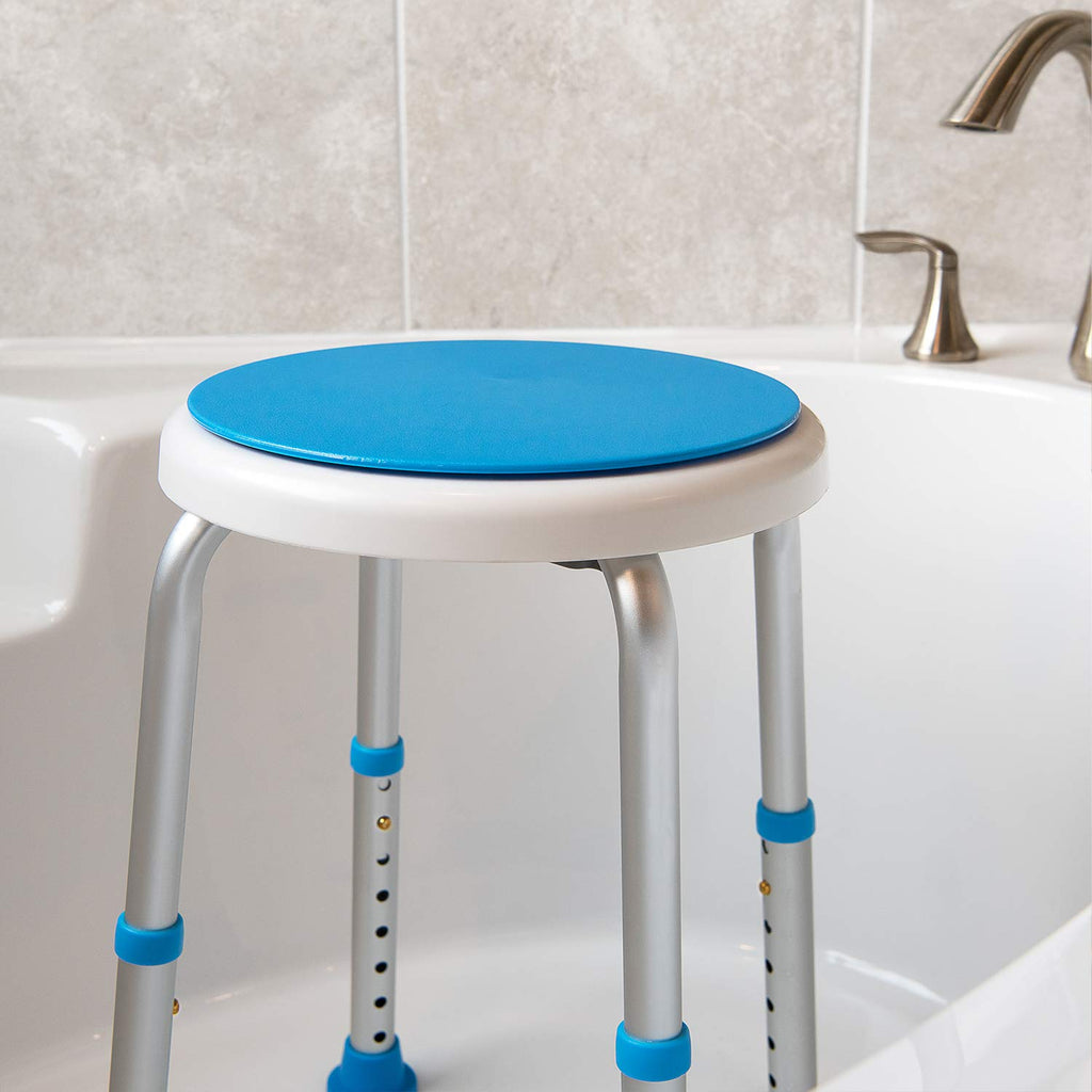 Adjustable Swivel Shower Stool Bench with Anti-Slip Rubber Tips N23092