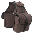 Canvas Saddle Bag for Horses - Brown R899122