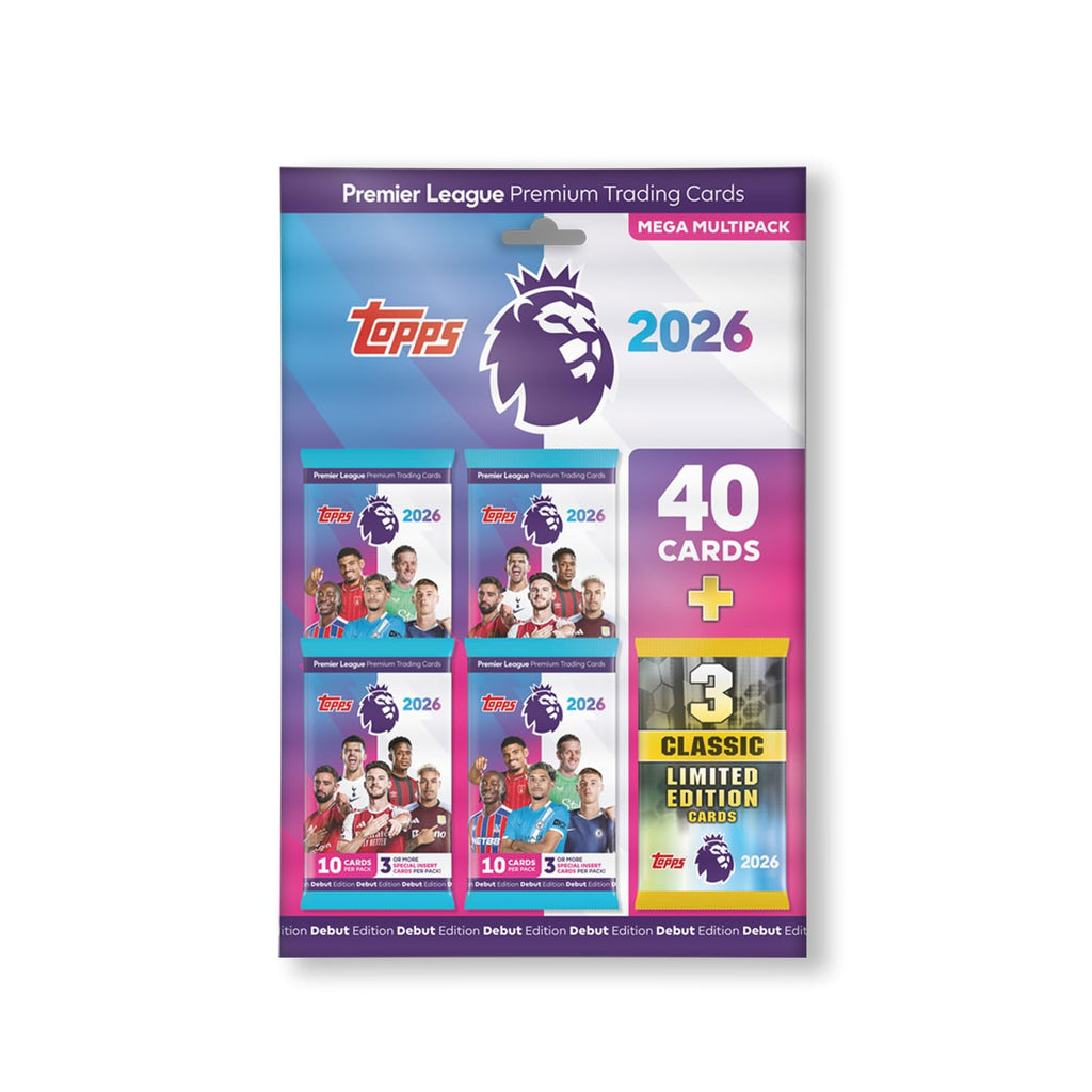 Premier League 2025-26 40 Cards Plus 3 Random Classic LE Cards S4484