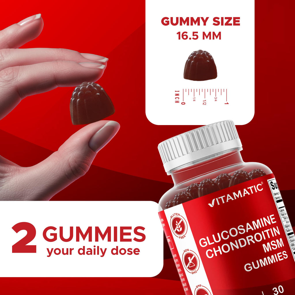 Glucosamine Chondroitin with MSM & Vitamin E 60 Gummies Z396218