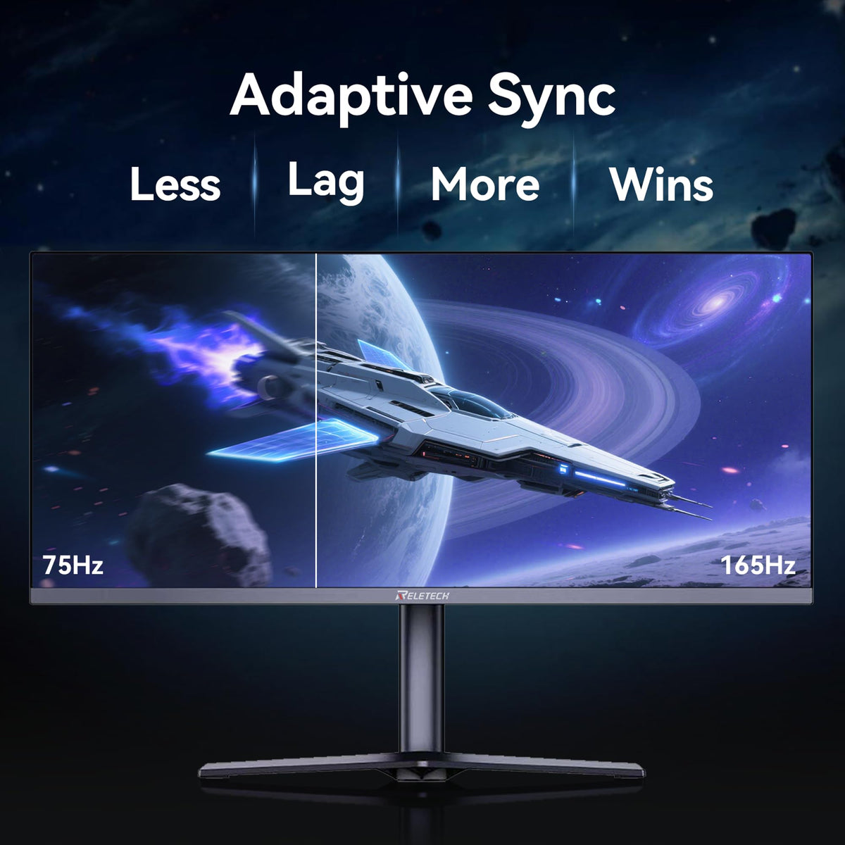 34 Inch Curved Ultrawide Gaming Monitor 21:9 WQHD 165Hz M2300