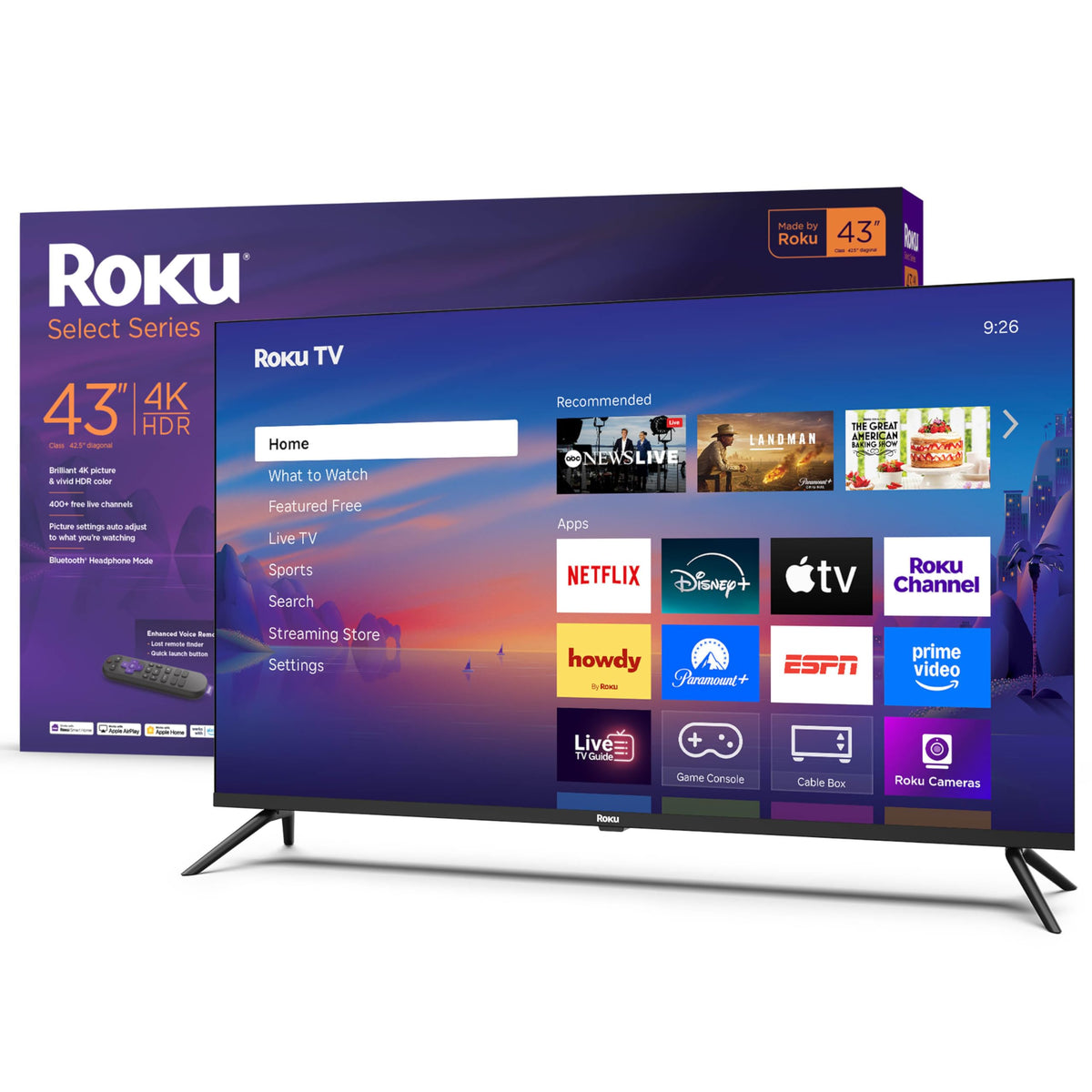 43-Inch 4K HDR LED Smart TV Z882318
