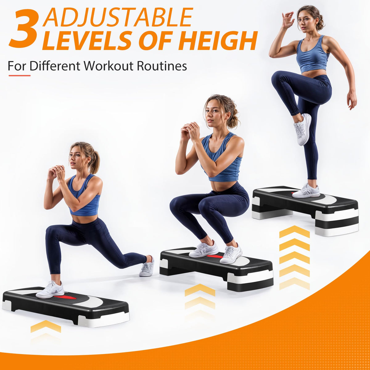 30'' Adjustable Non-Slip Aerobics Stepper G822672