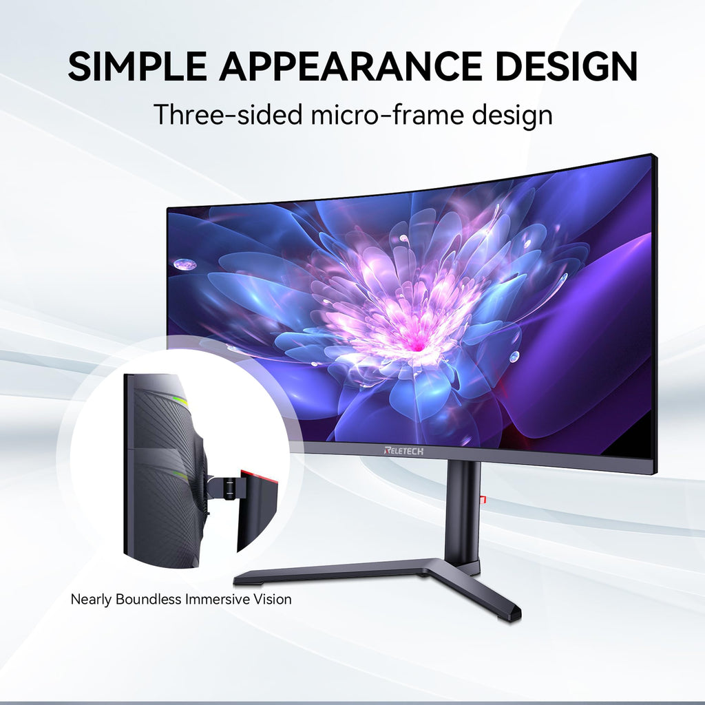 34 Inch Curved Ultrawide Gaming Monitor 21:9 WQHD 165Hz M2300