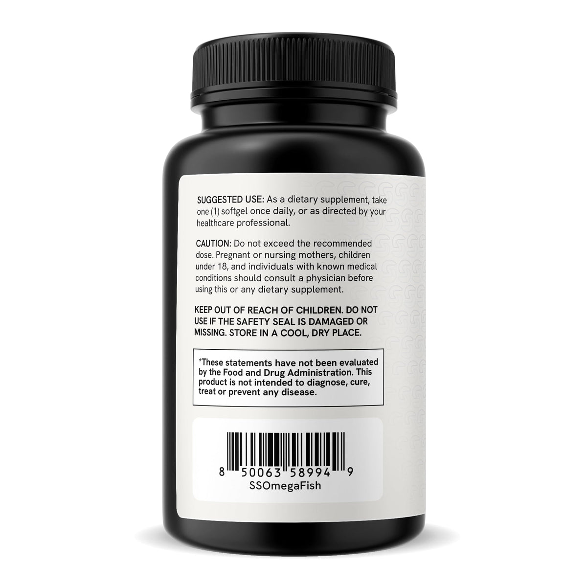 Omega 3 Fish Oil 1400 mg 60 Softgels U96023