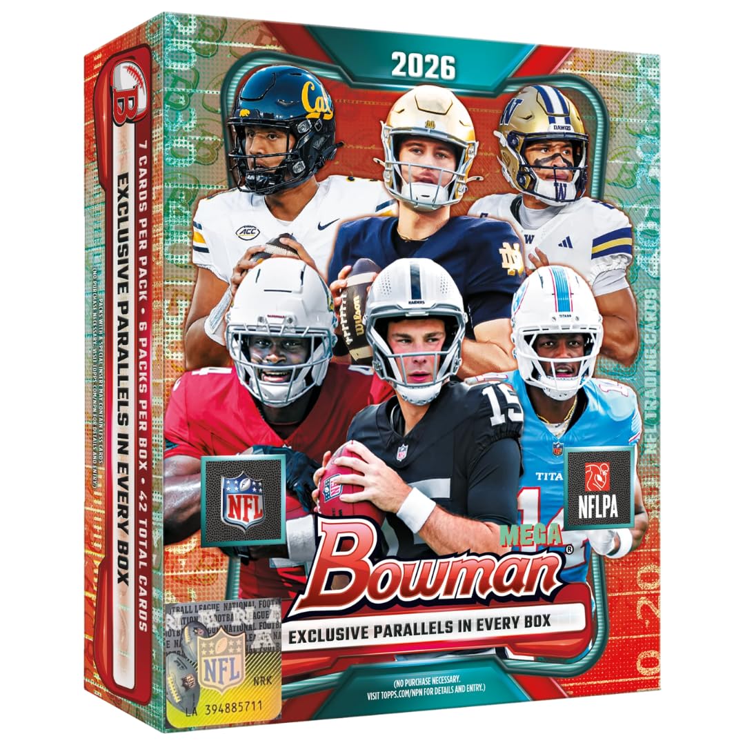 2026 Bowman Football Mega Box Factory Sealed T14222