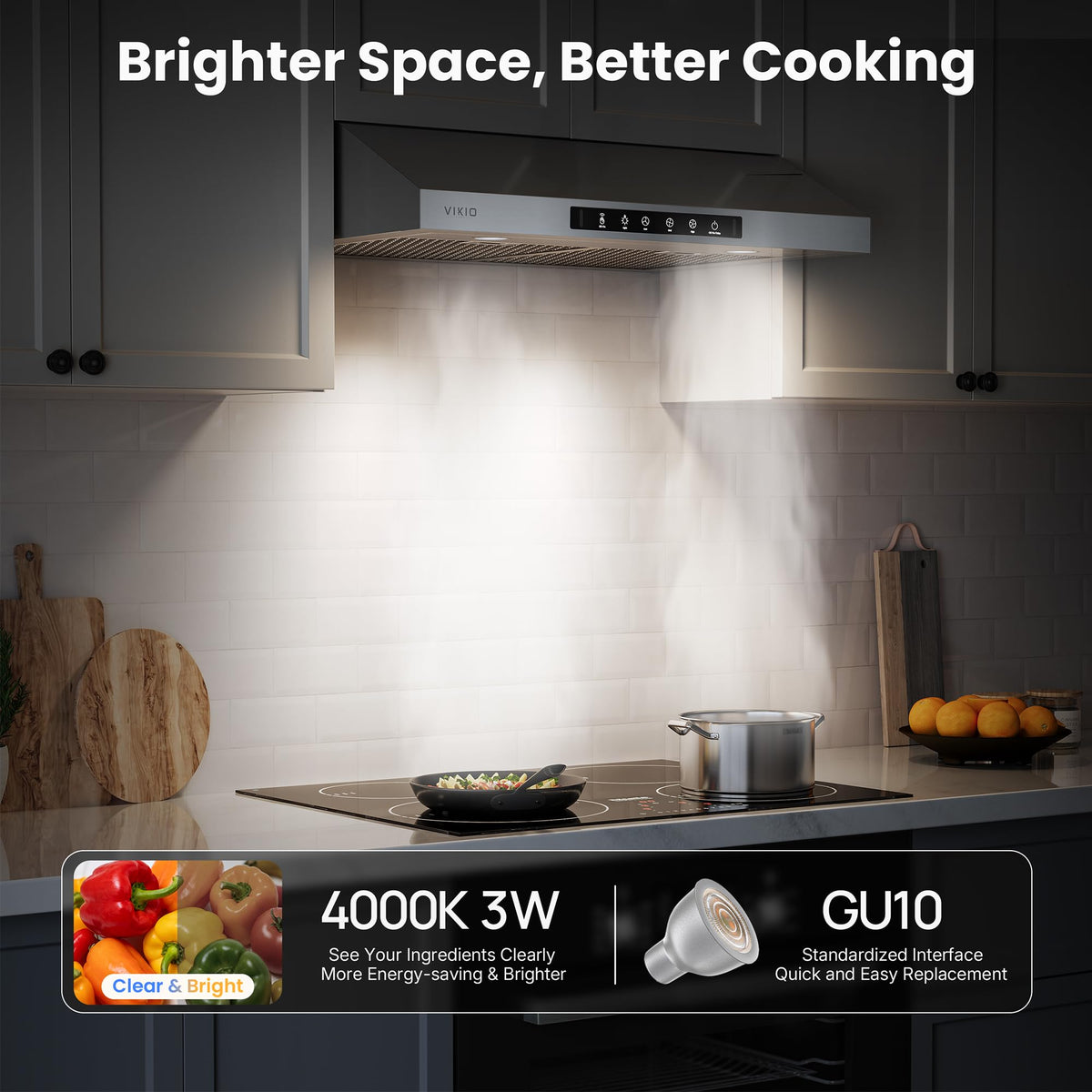 30 Inch Under Cabinet Range Hood 900 CFM Dual Motor X239
