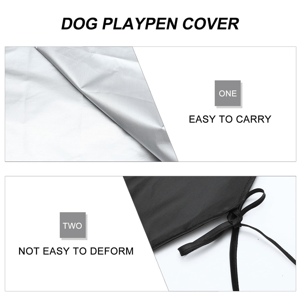 Waterproof Sunproof Dog Playpen Cover with Shade 210D Oxford Cloth N916727