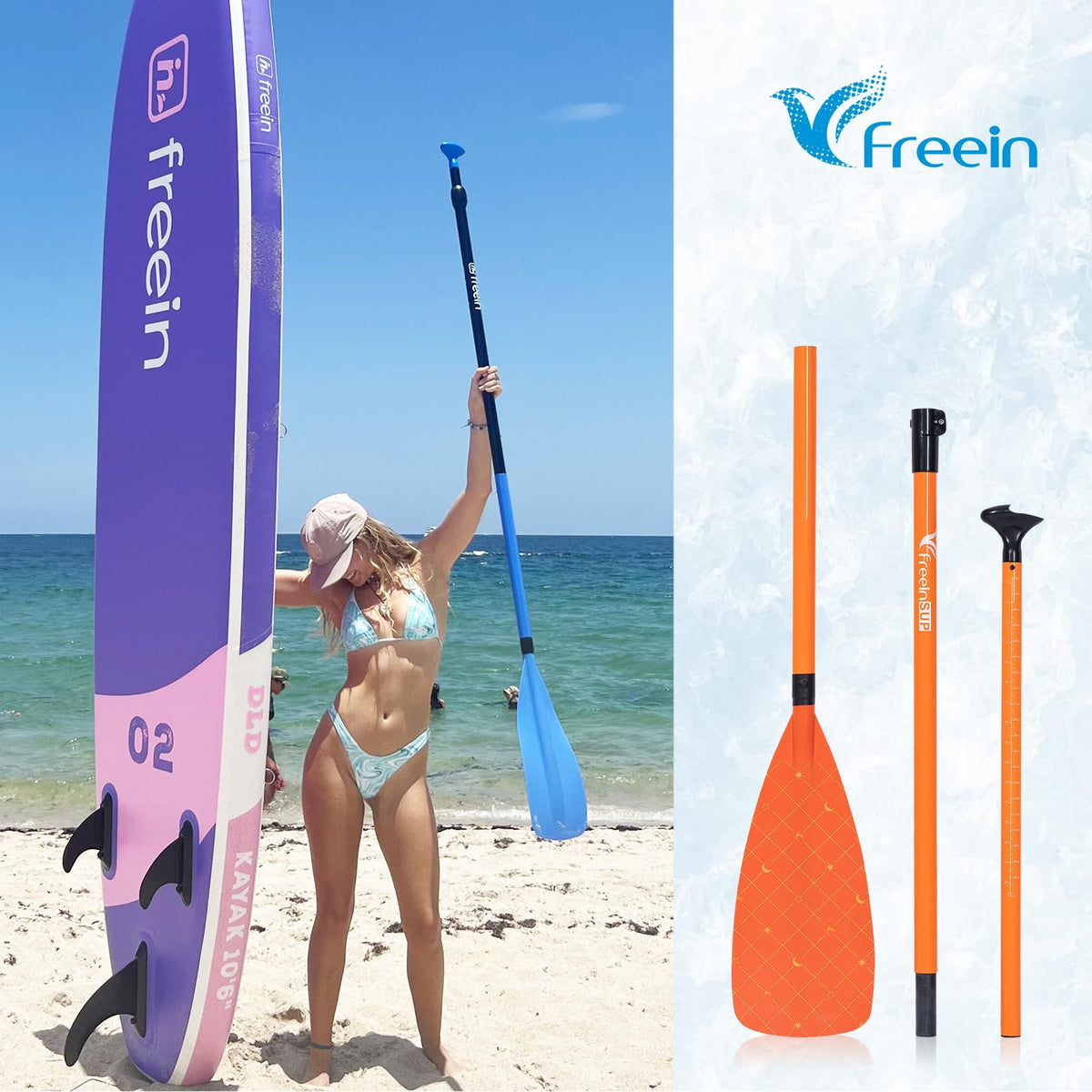 Fiberglass Paddle Board Paddle W5798