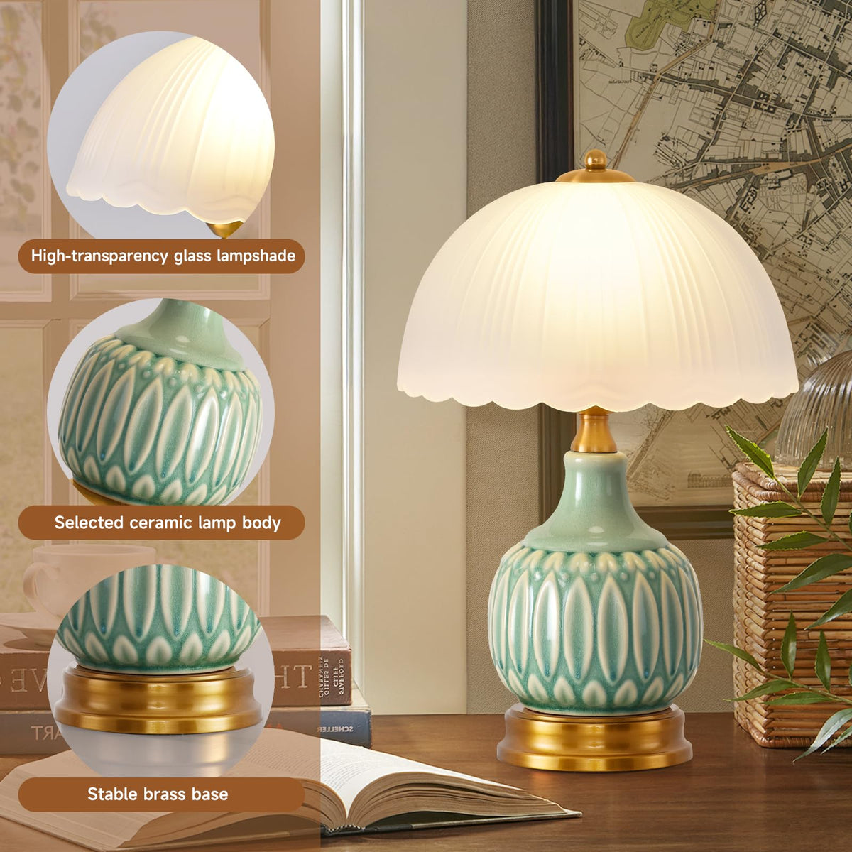 Ceramic Retro Table Lamp I5092