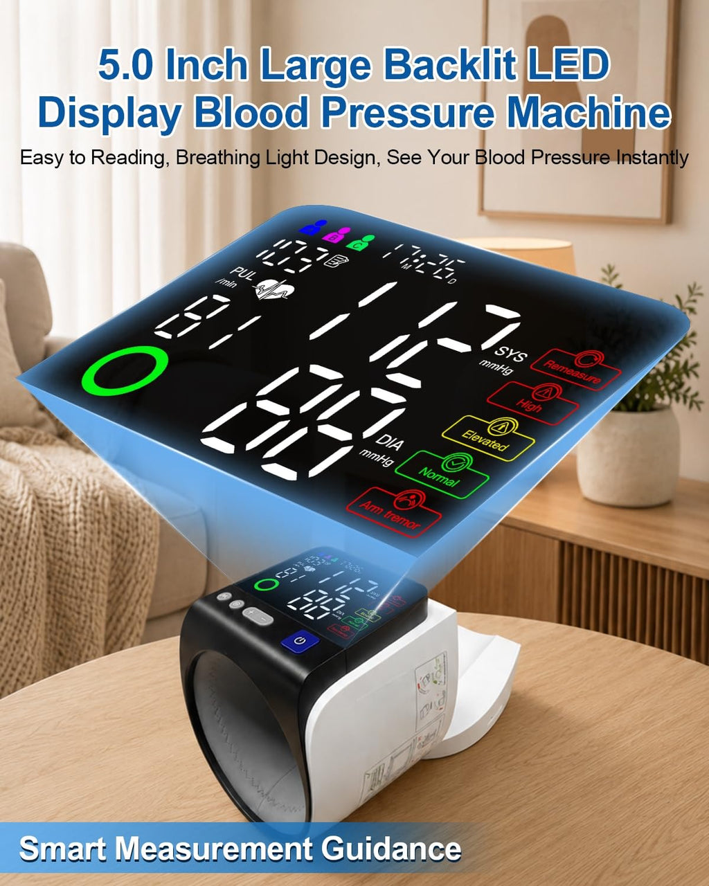 Upper Arm Blood Pressure Monitor 8.7-15.8" Cuff H62668