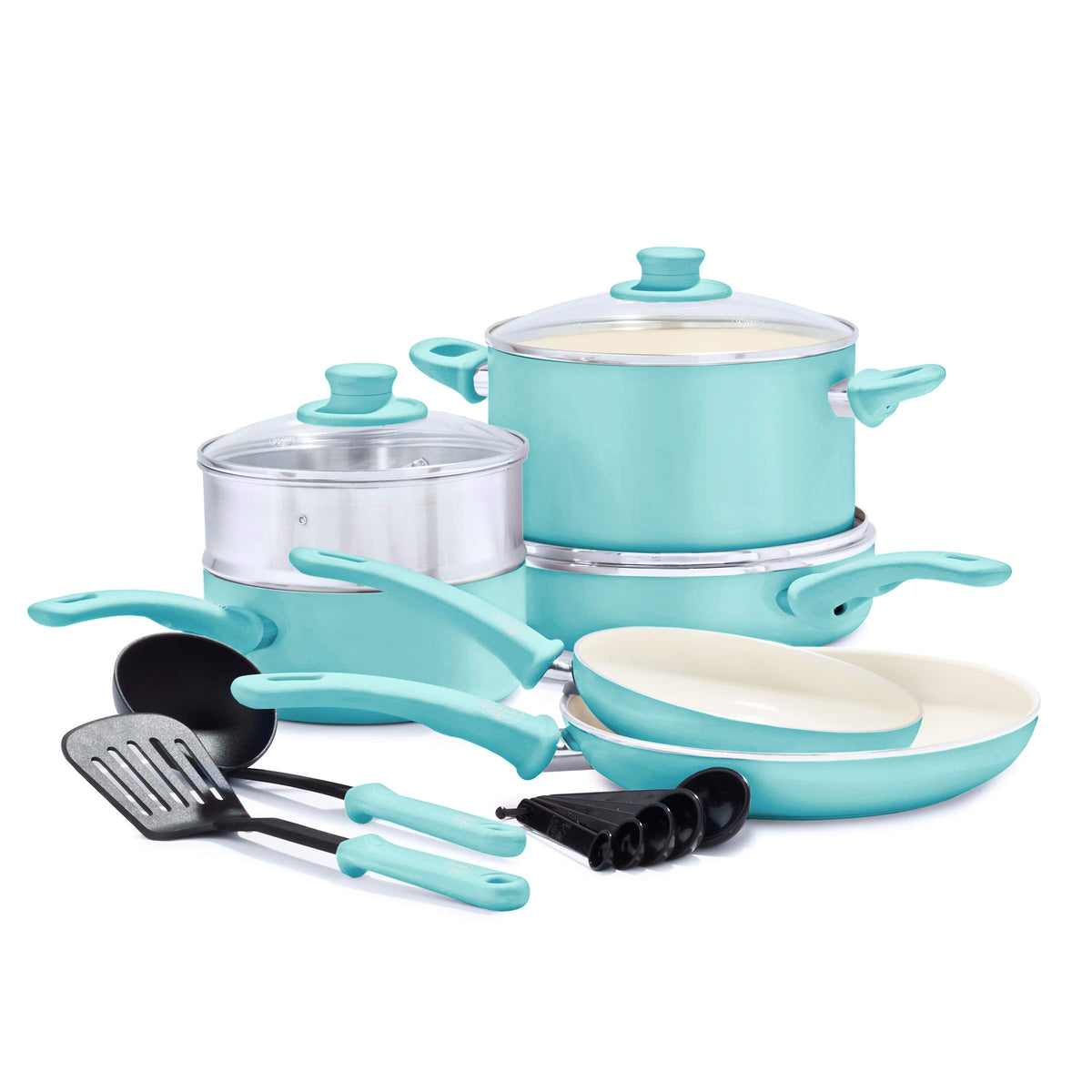 Ceramic Nonstick 12 Piece Cookware Set Y831405