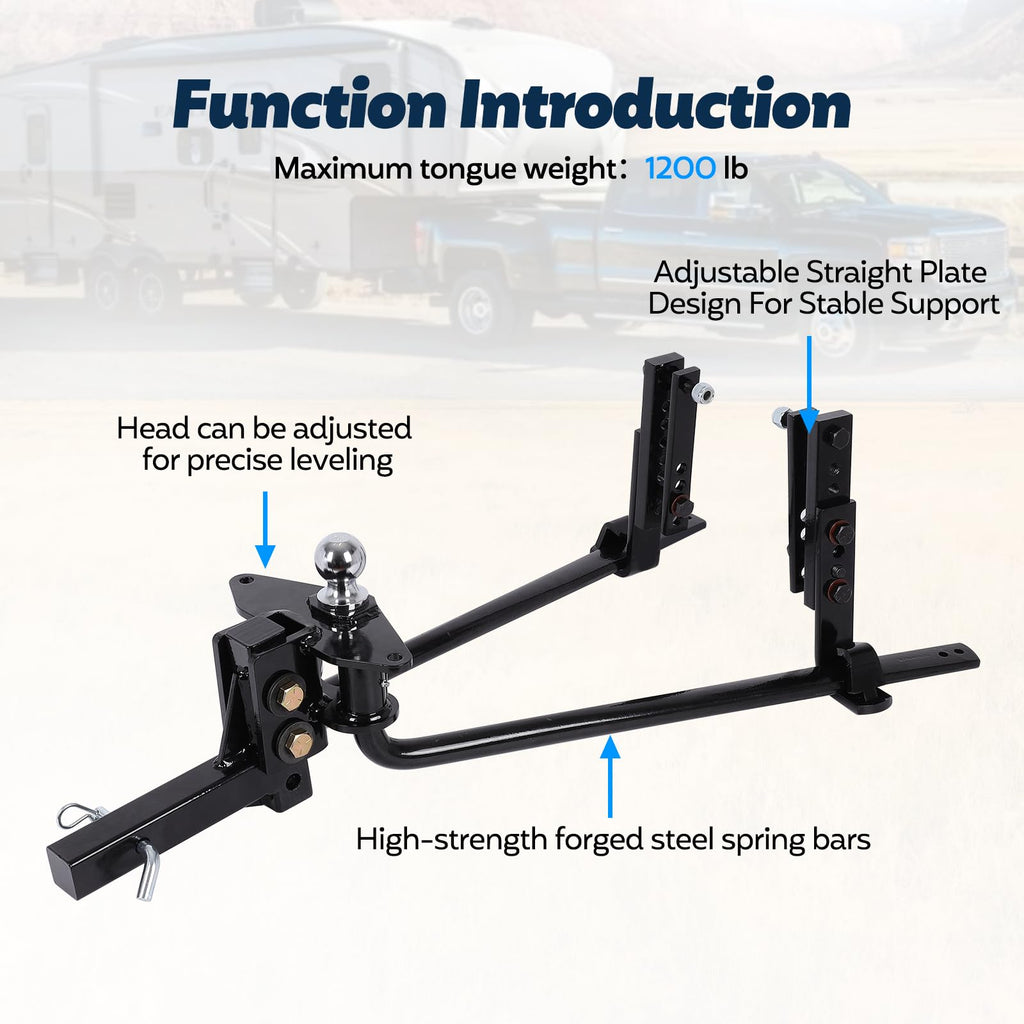 Heavy Duty Towing Hitch Bar Kit X13458