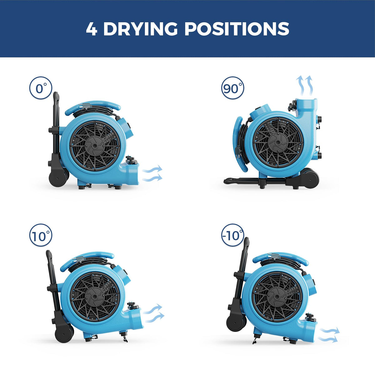 3 Speed Air Mover Carpet Drying Fan E243
